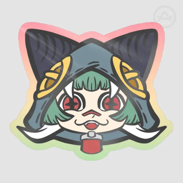 Gachiakuta Guita Colored Edge Die Cut Stickers