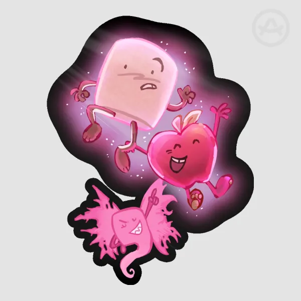 MarshBowApple Sticker