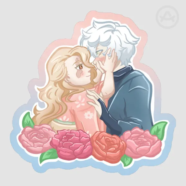 Hell's Paradise Colored Edge Die Cut Stickers