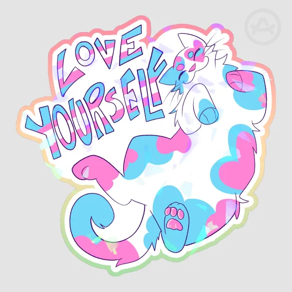 Love Yourself Calico Cat