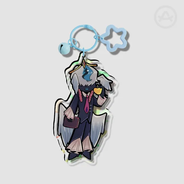 Eggchan "Broken Glass" Acrylic Keychain