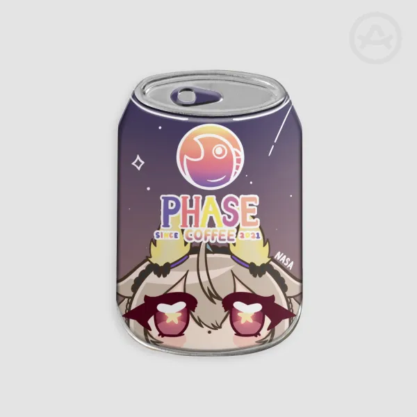 Utatane Nasa Phase Connect Coffee Can Badge