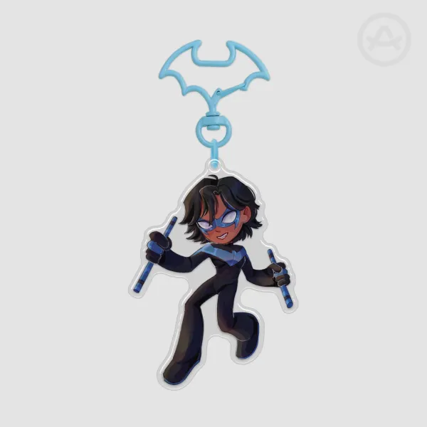 Nightwing Epoxy Keychain