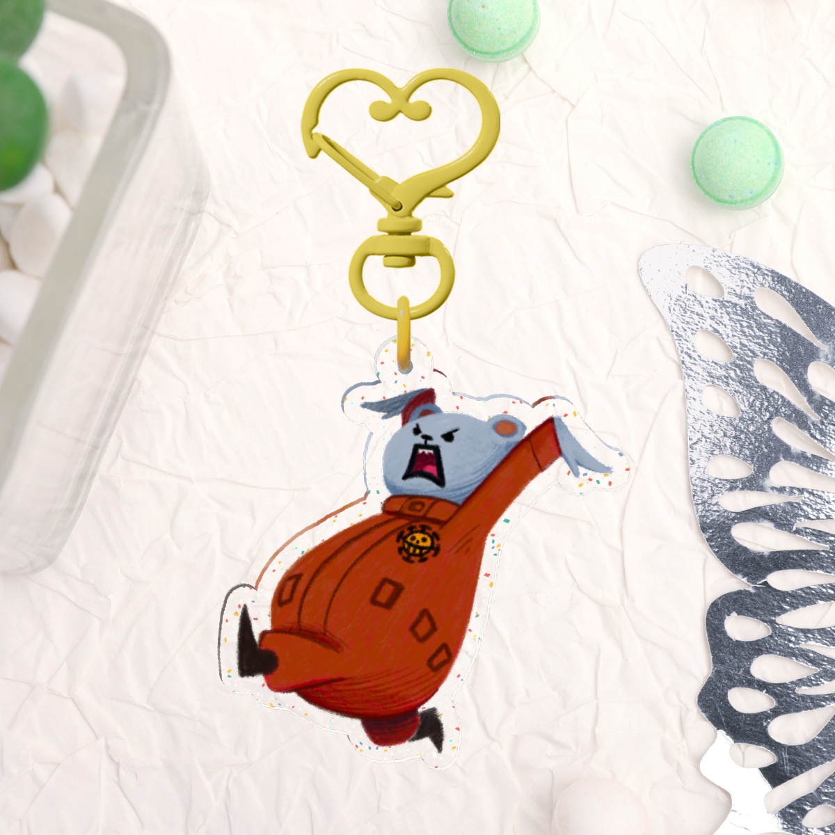 BEPO [ONIGASHIMA]  Glitter Acrylic Keychains