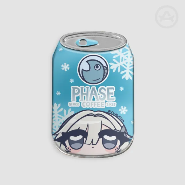 Wilhelmina Frost Phase Connect Coffee Can Badge