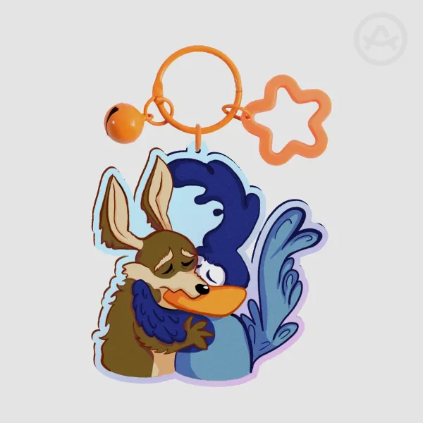 Wilerunner Rainbow Acrylic Keychain