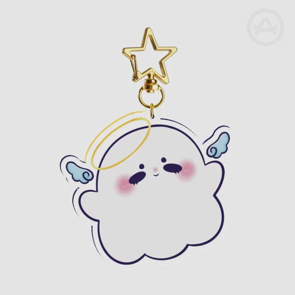 Ghost Angel Keychain