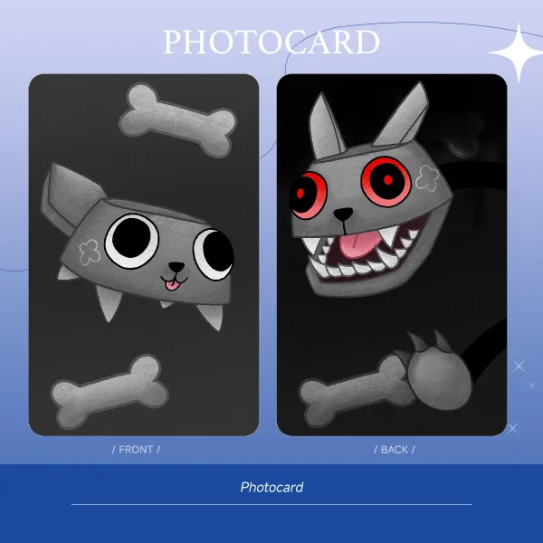 Pebble & Twisted Pebble Laminated Photocard