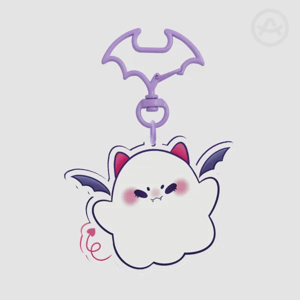 Ghost Vampire Keychain