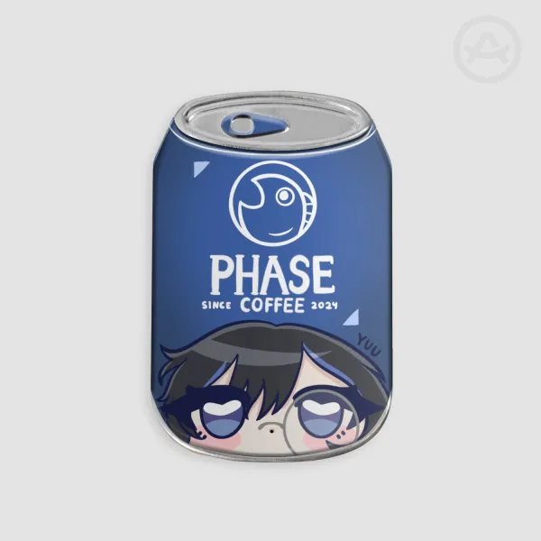 Ayase Yuu Phase Connect Coffee Can Badge