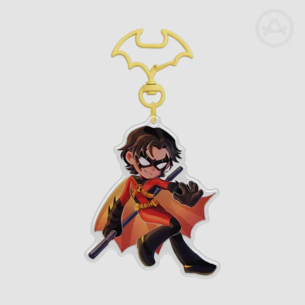 Tim Red Robin Epoxy Keychain