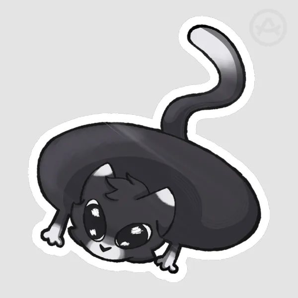 Puddle Kitty - Sticker
