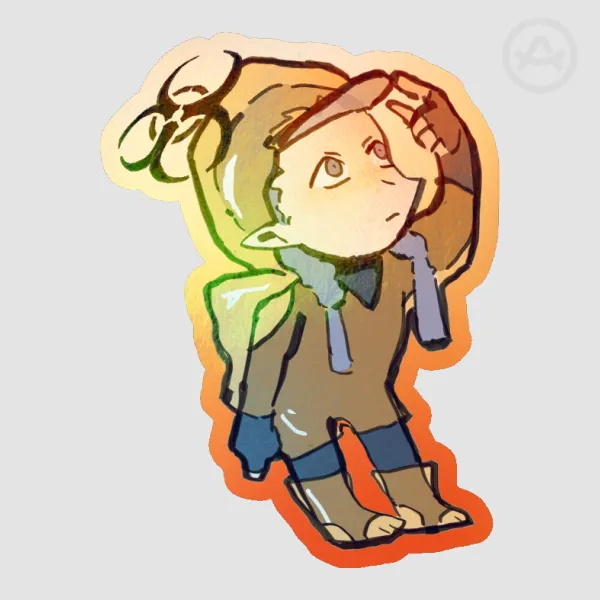 Bu Fu Die Cut Sticker