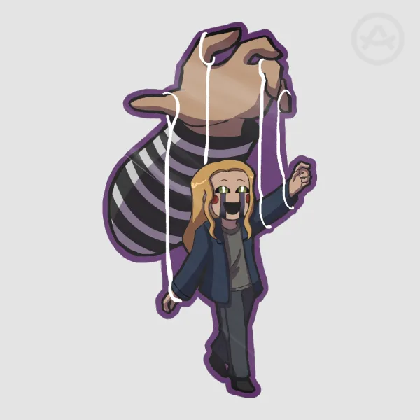 FNAF Movie Possessed Vanessa Shelly Sticker