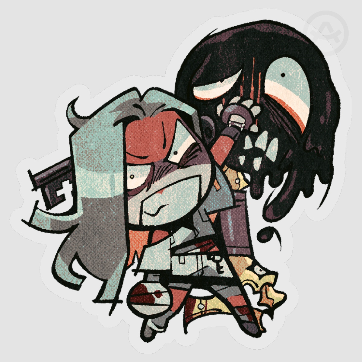 [GG Clear PET Vinyl Sticker] Jealous Rage