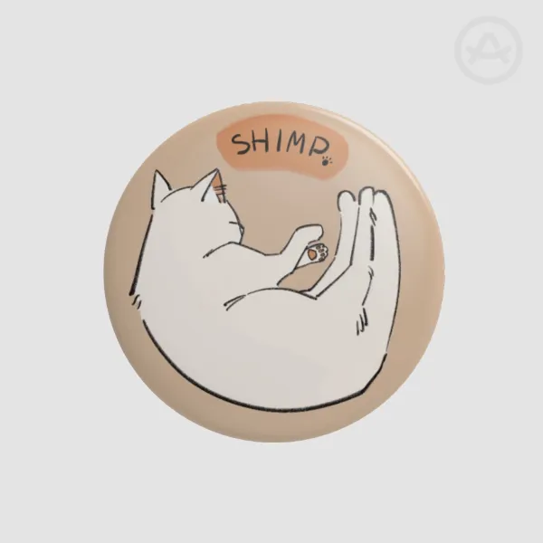 Cat Shrimp Badge