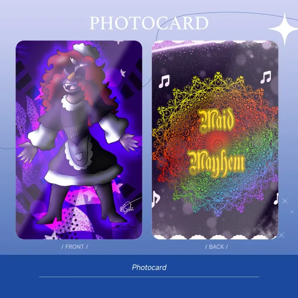 Maid Mayhem Floyd Laminated Photocards