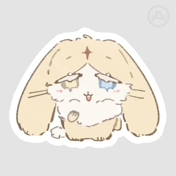 Bunny Vanilla Sticker