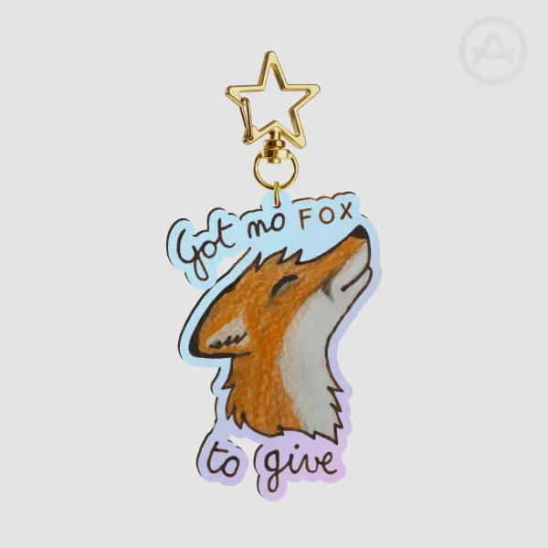 Got no FOX to give (Rainbow keychain)