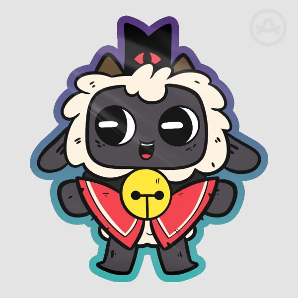 Lamb Die Cut Sticker