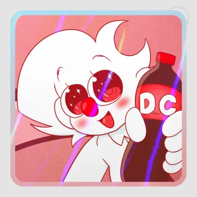 DRINK MY COLA! - Doodle Diz Sticker