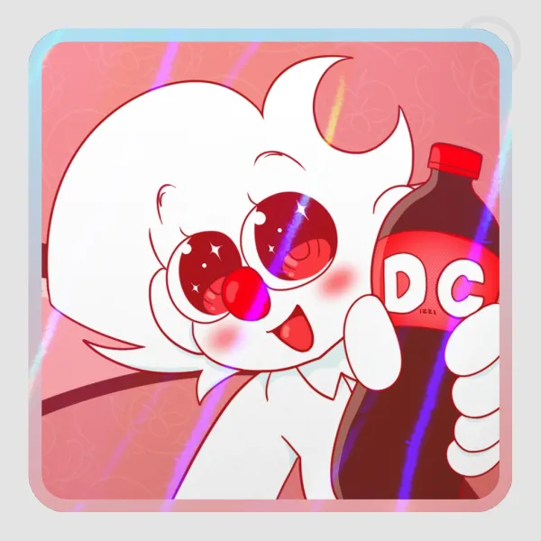 DRINK MY COLA! - Doodle Diz Sticker