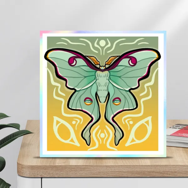 Luna Moth Artboard