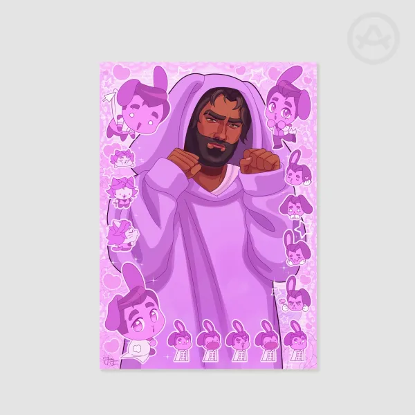 Bunny J Poster (LARGE, A3)