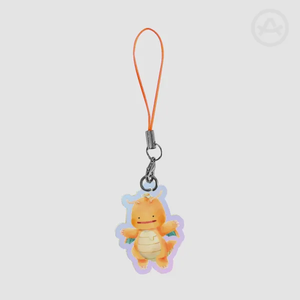 Rainbow Phone Charm - Dragonite (Ditto)