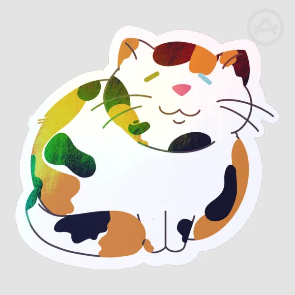 Calico Cat Sticker