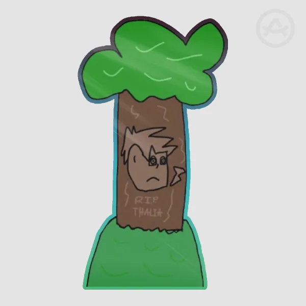 "The Tree On The Hill" Cover Sticker (HB Edition)