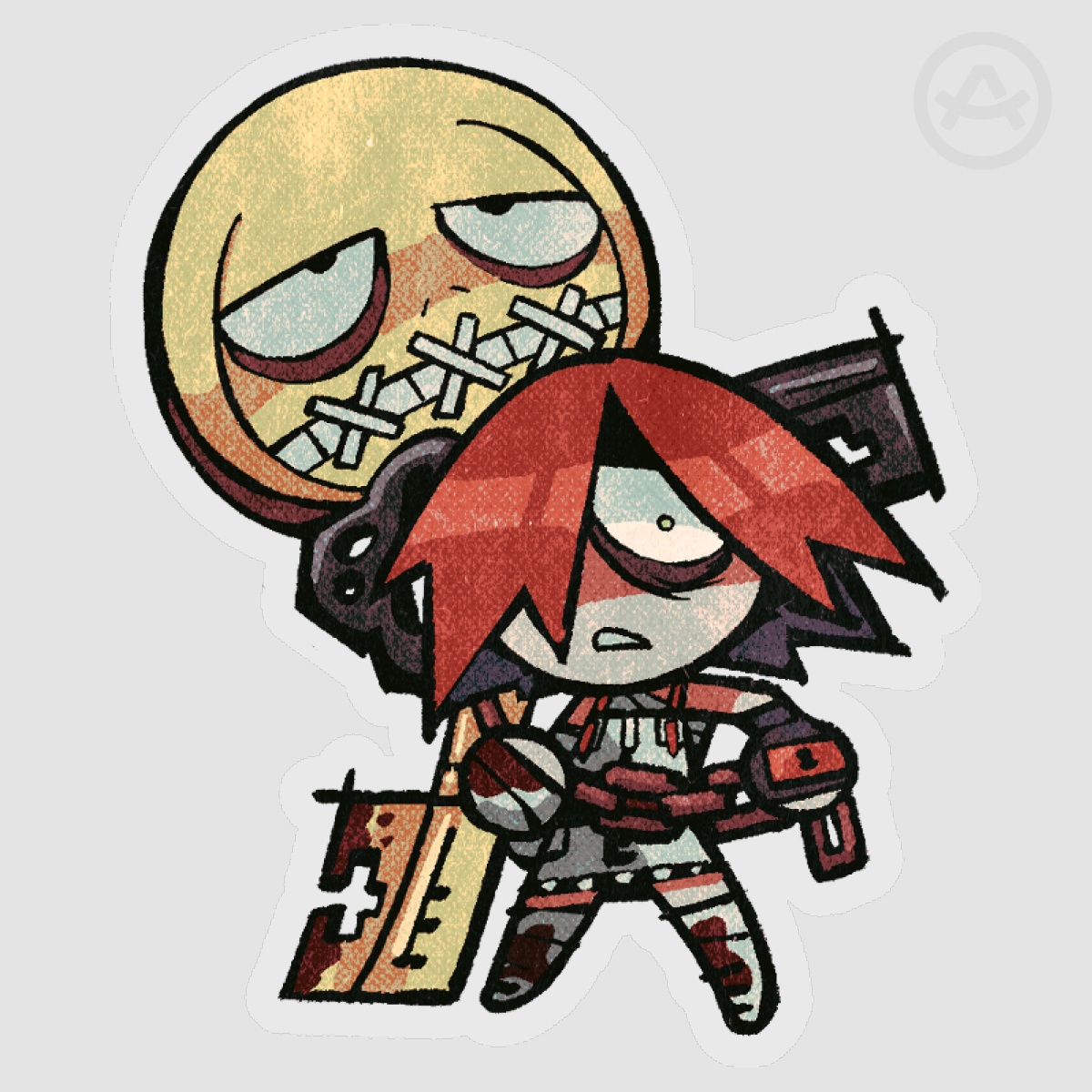 [GG Clear PET Vinyl Sticker] Frasco Specimen