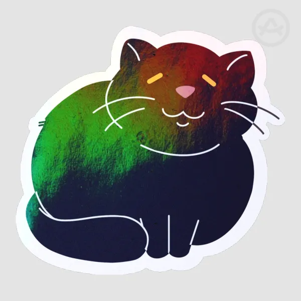 Black Cat Sticker