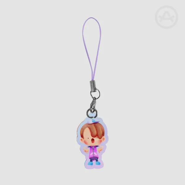 Rainbow Phone Charm - Ditto (Human Boy)