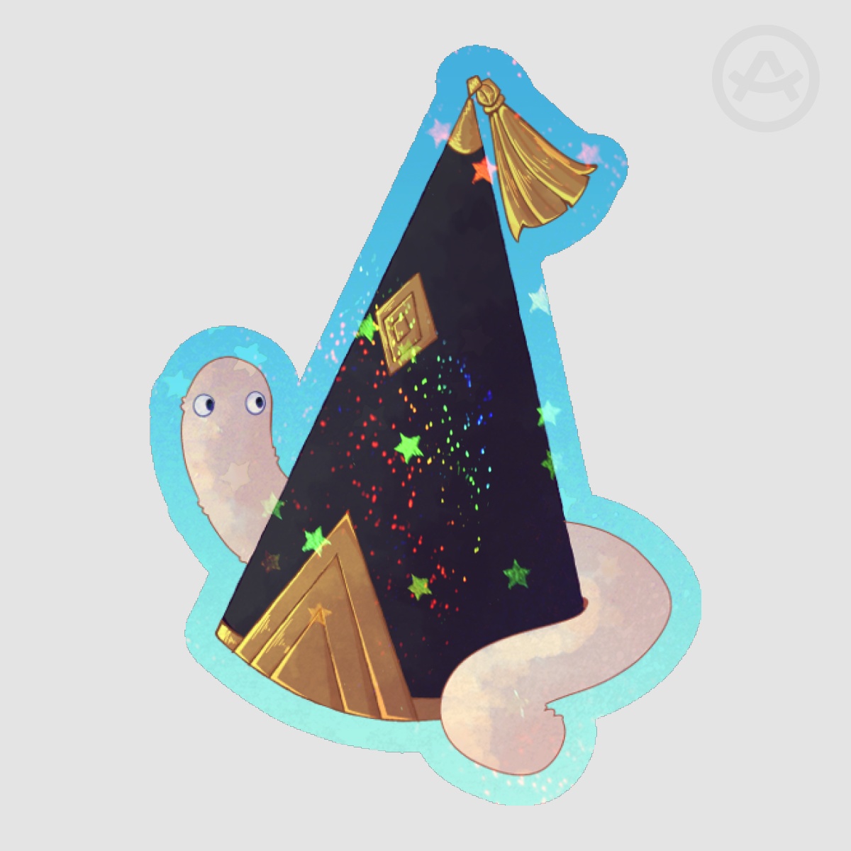 Witch Hat Olruggio Brush Buddy Sticker