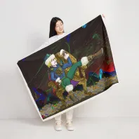 Deadly Gold Fluffy Blanket