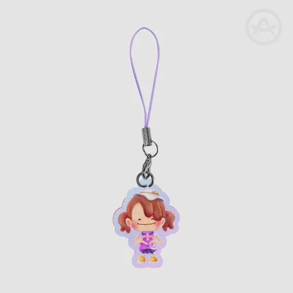 Rainbow Phone Charm - Ditto (Human Girl)