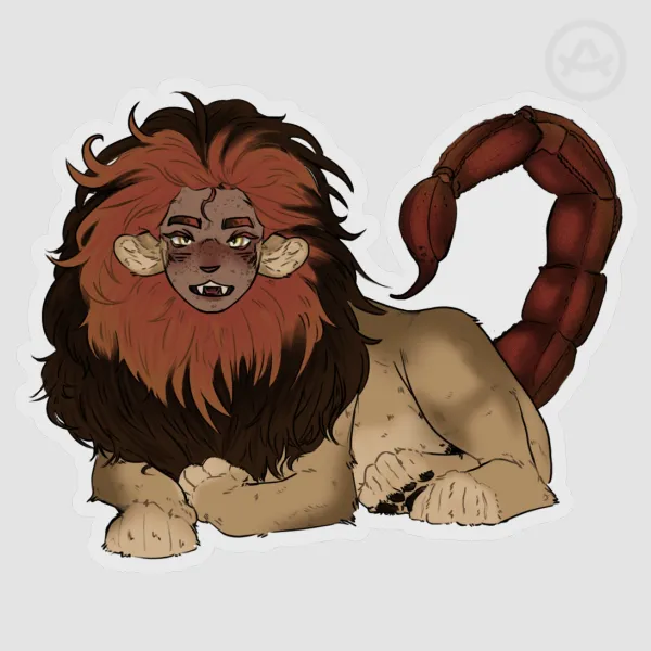 Manticore sticker