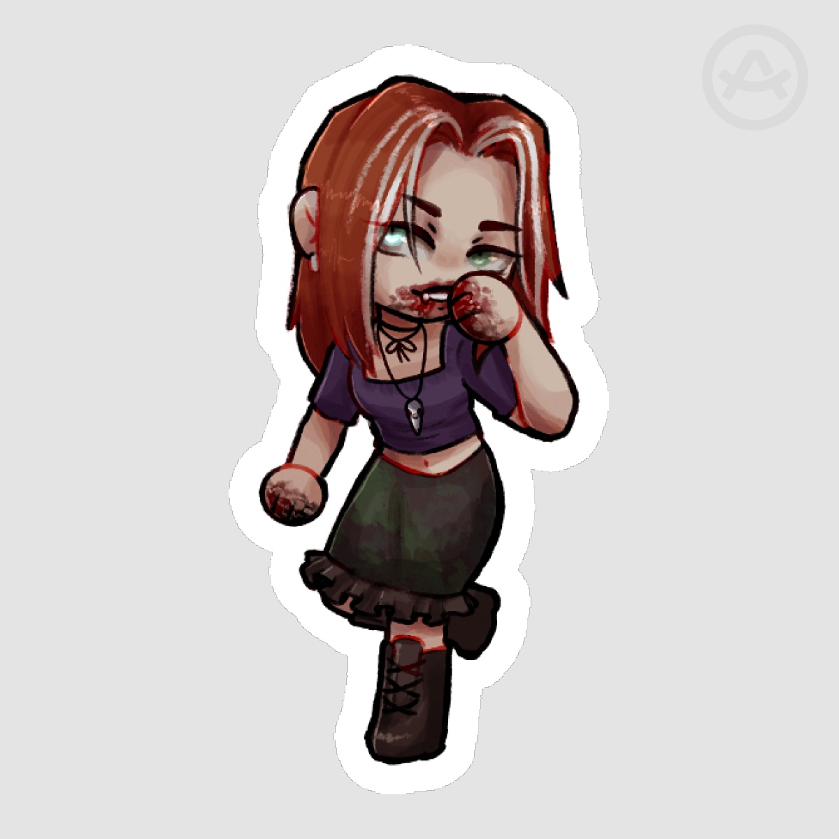 Ginger Fitzgerald - Ginger Snaps Sticker