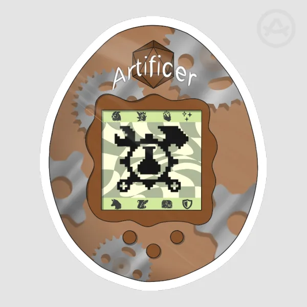 Artificer DND Tamagotchi sticker