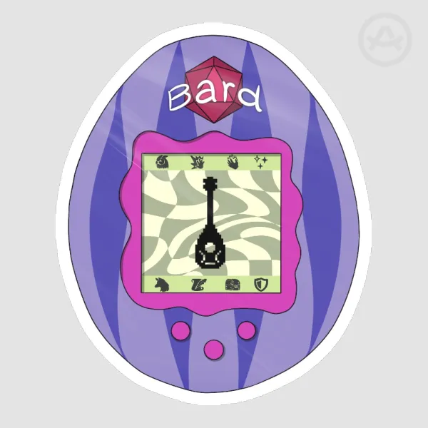 Bard DND Tamagotchi sticker