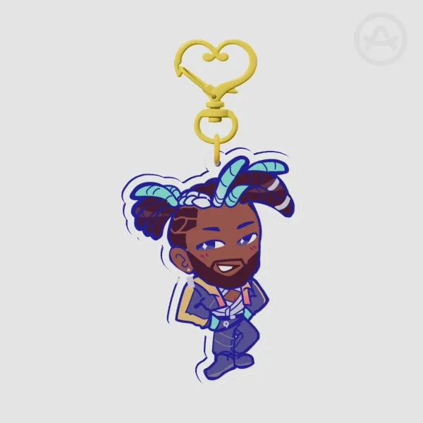 HEARTSTEEL paranoia K'sante keychain
