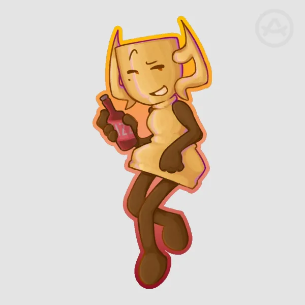 Trophy Fizz Sticker