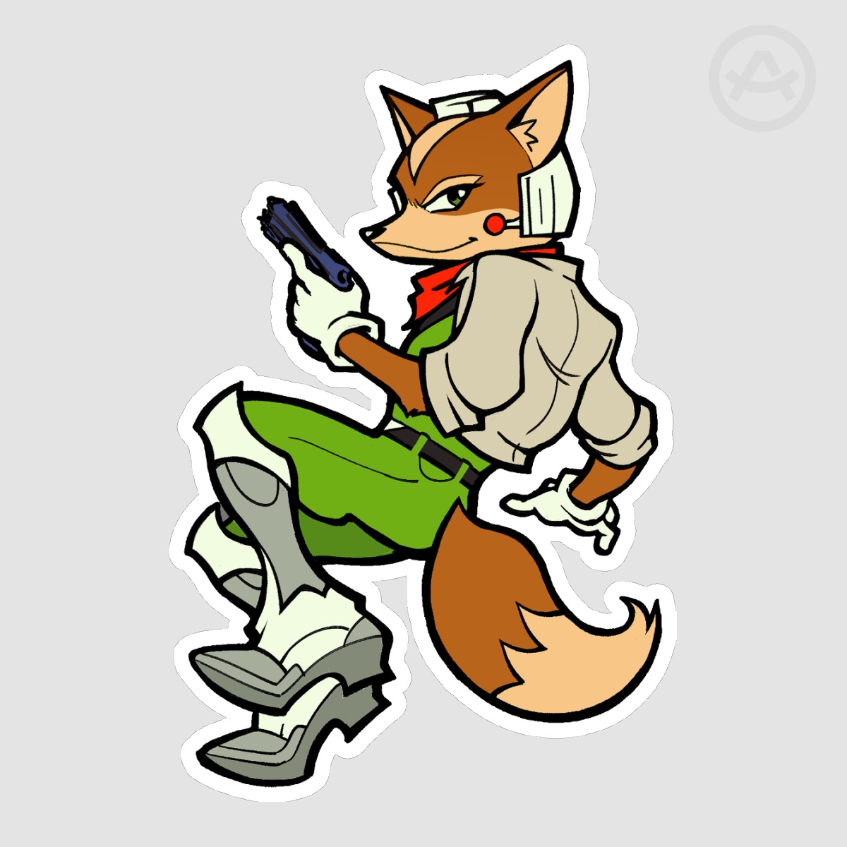 Fox McCloud Sticker