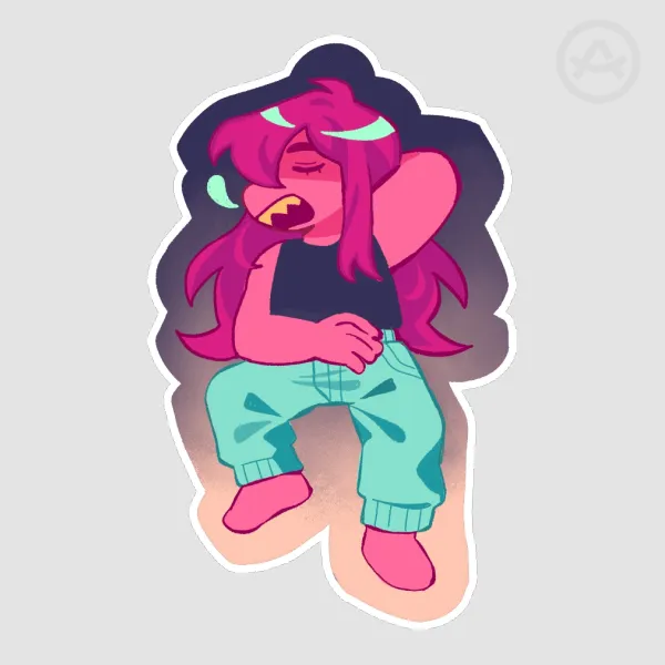 Sleeping Susie Sticker