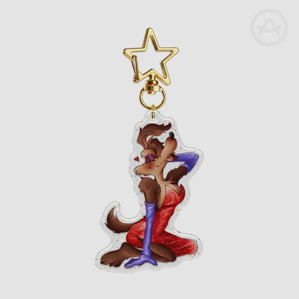 Coyote Keychain