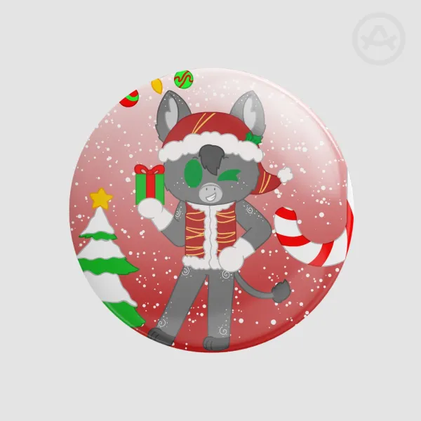 David - Large Button Pin