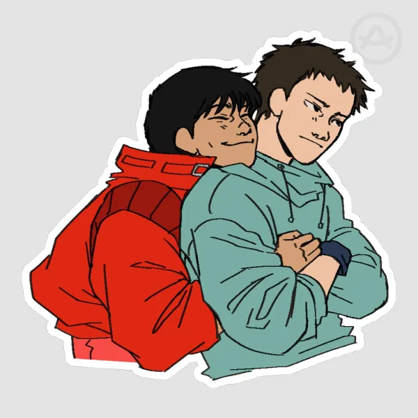 Akira "Hug" Die Cut Sticker