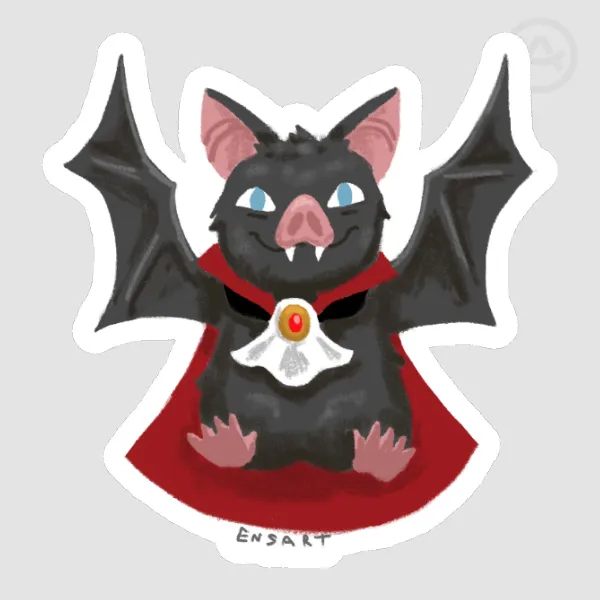 The tiny count Die Cut Sticker
