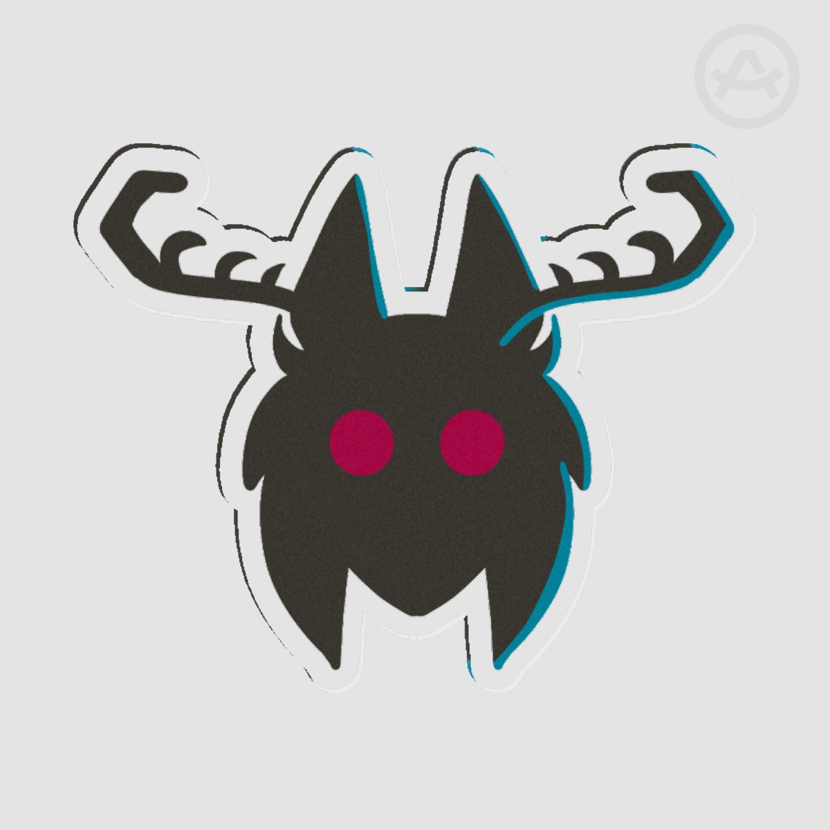 Alastor's Shadow - Acrylic Pin - Hellacollab Halloween Collection